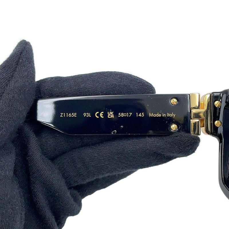 ルイヴィトン サングラス 1.1 ミリオネア アセテート 58□17 145 Z1165E LOUIS VUITTON アイウェア 黒 ブラック