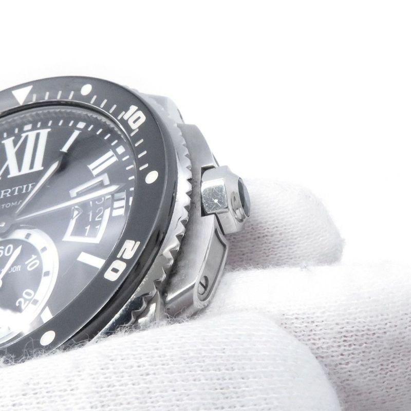 カルティエ カリブル ドゥ カルティエ ダイバー W7100056 Cartier 腕時計 ウォッチ 黒文字盤