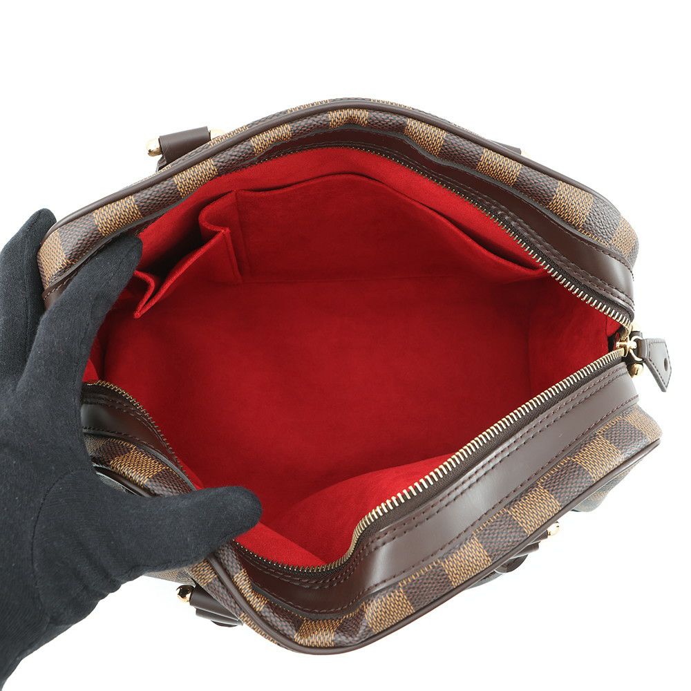 ルイヴィトン ハンドバッグ ダミエ・エベヌ ドゥオモ N60008 LOUIS VUITTON ヴィトン バッグ ミニボストン