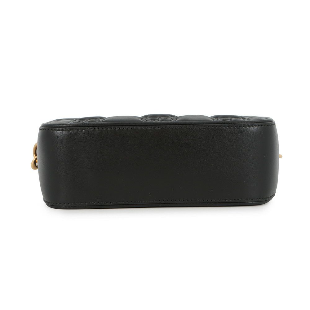 グッチ ショルダーバッグ GGマトラッセ スモール レザー 702234 GUCCI バッグ 黒