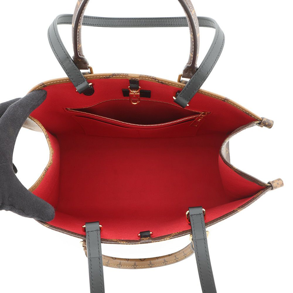 ルイヴィトン トートバッグ モノグラム・リバース ジャイアント オンザゴー MM M45321 2way ショルダーバッグ