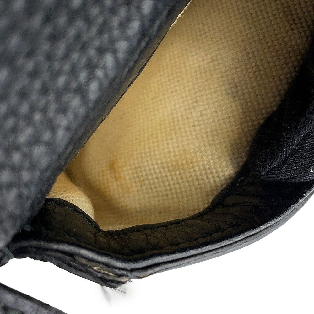 グッチ バックパック バンブー フリンジ レザー 370833 GUCCI リュックサック 黒