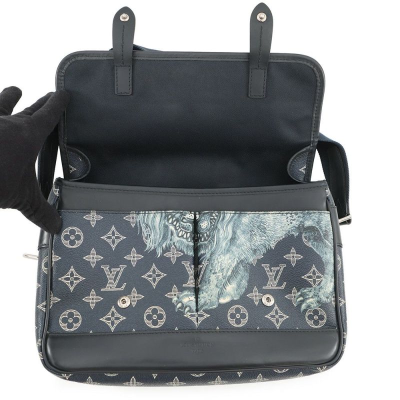 ルイヴィトン ショルダーバッグ モノグラム・サバンナ/チャップマン・ブラザーズ メッセンジャーPM M54248 LOUIS VUITTON