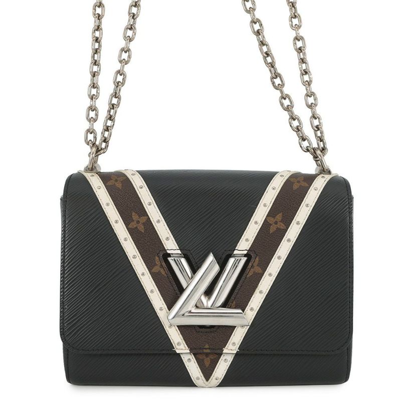ルイヴィトン ショルダーバッグ エピ/モノグラム ツイストMM M50297 LOUIS VUITTON ヴィトン 2way 黒 ブラック