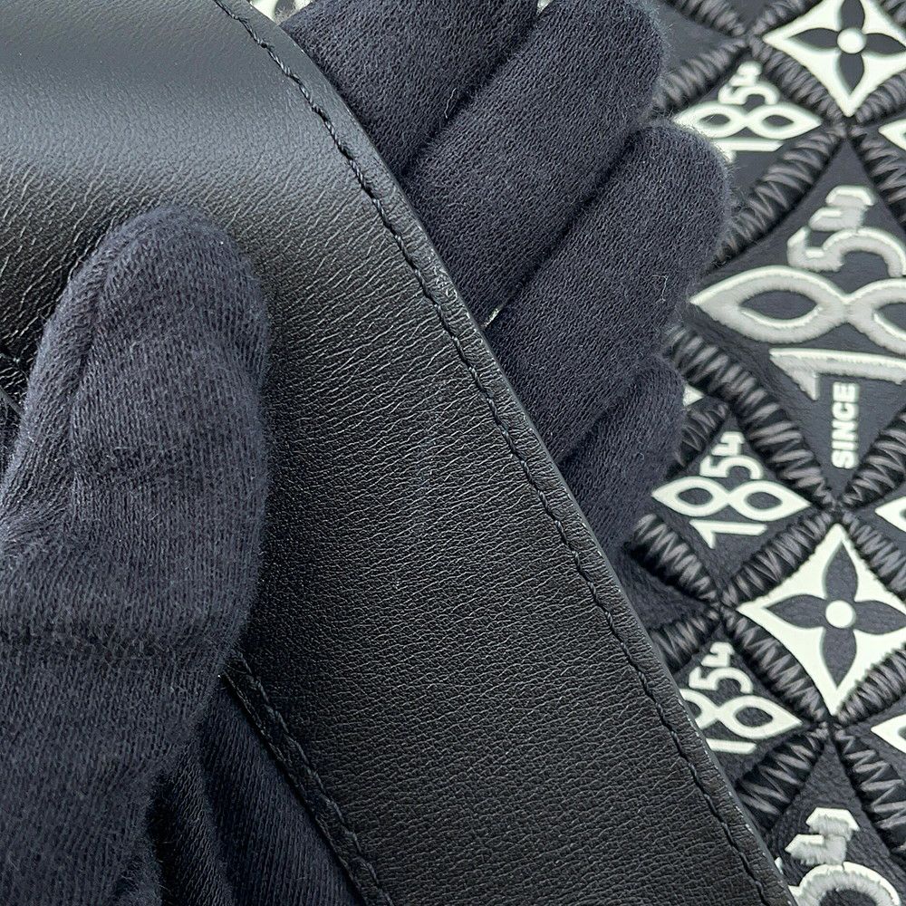 ルイヴィトン ハンドバッグ カーフレザー SINCE1854 カプシーヌMM M57358 LOUIS VUITTON 2way 黒 ブラック