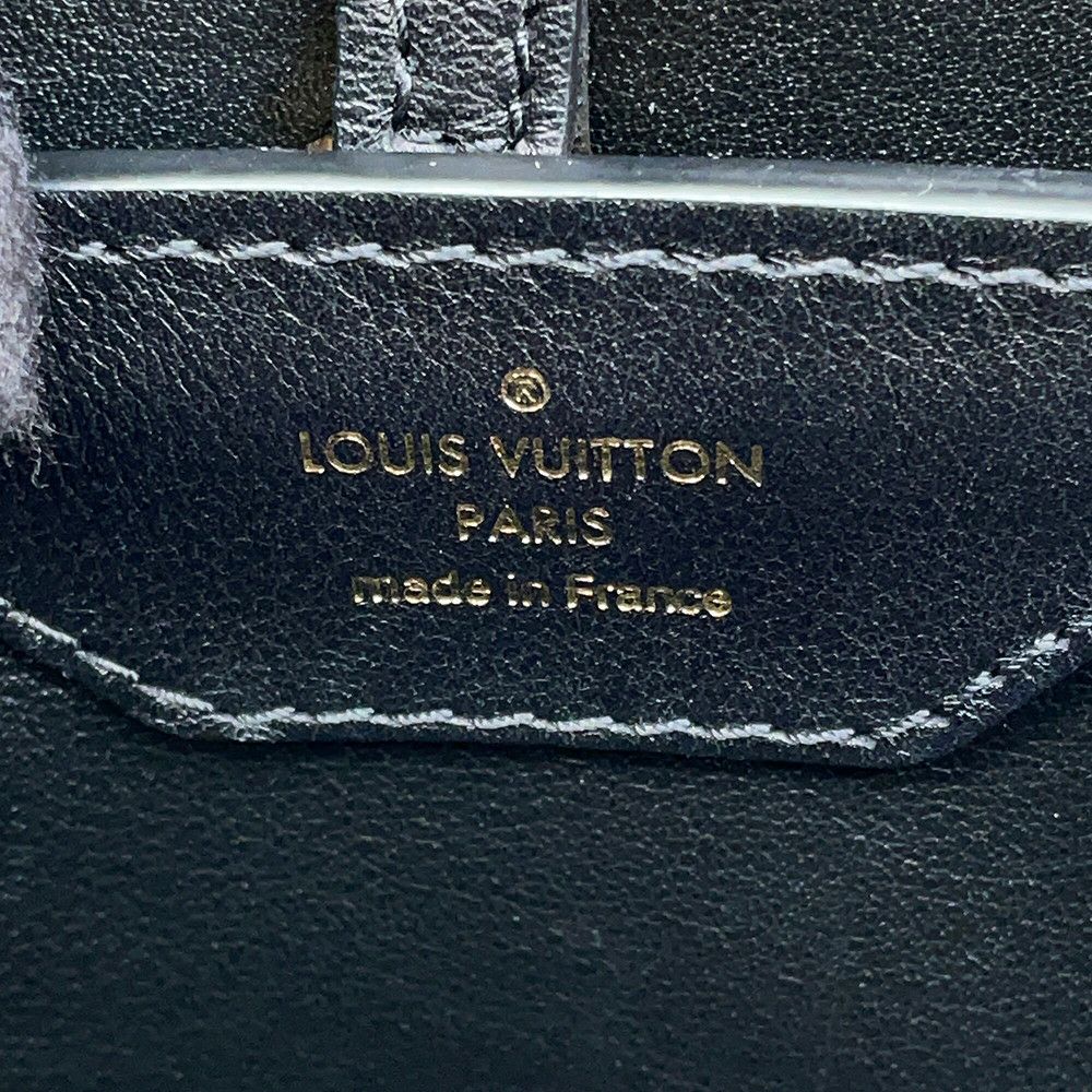 ルイヴィトン ハンドバッグ カーフレザー SINCE1854 カプシーヌMM M57358 LOUIS VUITTON 2way 黒 ブラック