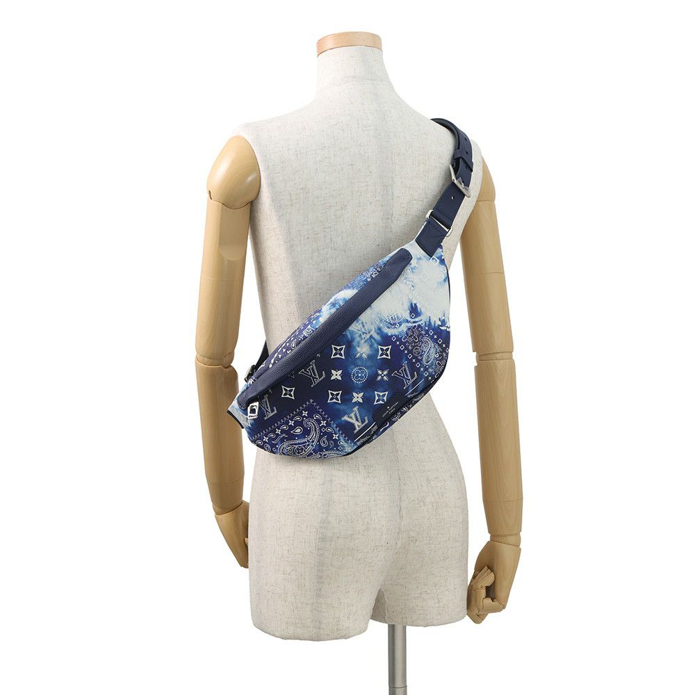 ルイヴィトン ボディバッグ モノグラム・バンダナ ディスカバリー・バムバッグPM M20587 LOUIS VUITTON