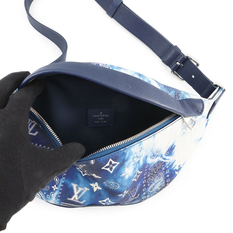 ルイヴィトン ボディバッグ モノグラム・バンダナ ディスカバリー・バムバッグPM M20587 LOUIS VUITTON