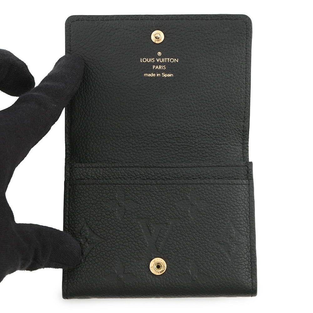 ルイヴィトン カードケース モノグラム・アンプラント アンヴェロップ・カルト・ドゥ・ヴィジット M58456 名刺入れ 黒 ブラック