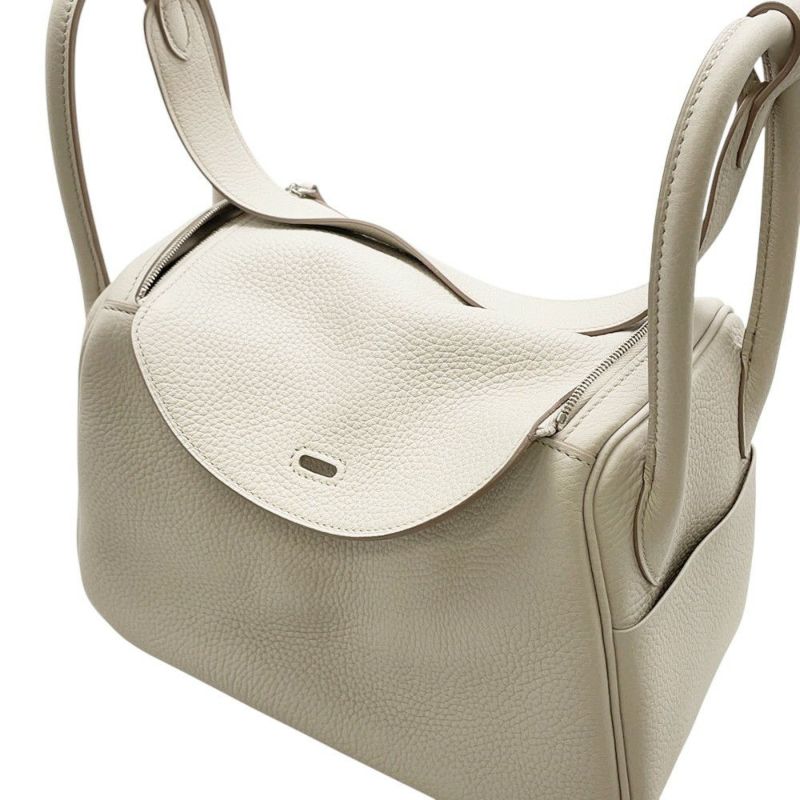 エルメス リンディ26 ベトン/シルバー金具 トリヨンクレマンス A刻印 ２wayショルダー