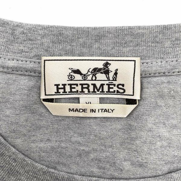 エルメス Tシャツ スーパーH Super コットン メンズサイズXL HERMES トップス