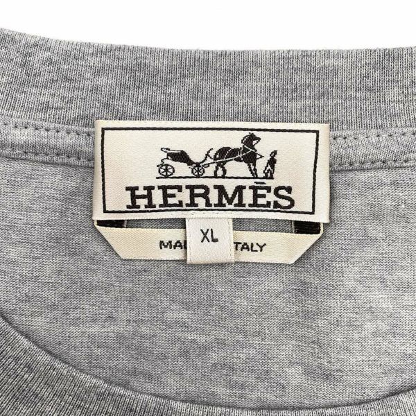 エルメス Tシャツ スーパーH Super コットン メンズサイズXL HERMES トップス