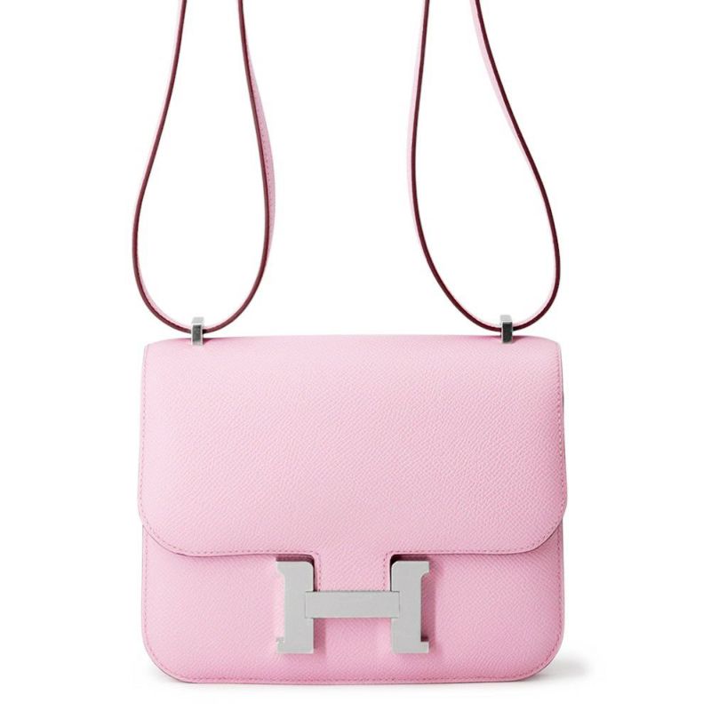 エルメス ミニ コンスタンス3 ミロワール モーヴシルベストル/シルバー金具 エプソン K刻印