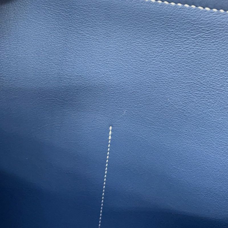 エルメス ハンドバッグ アルザン31 ブルーアガット/シルバー金具 トリヨンクレマンス X刻印 ２wayショルダー