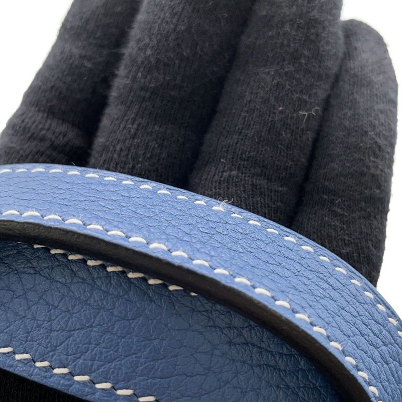 エルメス ハンドバッグ アルザン31 ブルーアガット/シルバー金具 トリヨンクレマンス X刻印 ２wayショルダー