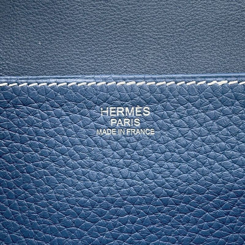 エルメス ハンドバッグ アルザン31 ブルーアガット/シルバー金具 トリヨンクレマンス X刻印 ２wayショルダー