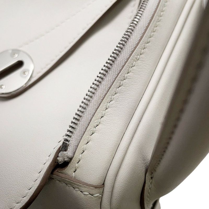 エルメス ハンドバッグ リンディ26 ヴェルソ グリスペール/ヴェールヴェルティゴ/シルバー金具 スイフト K刻印 ２wayショルダー