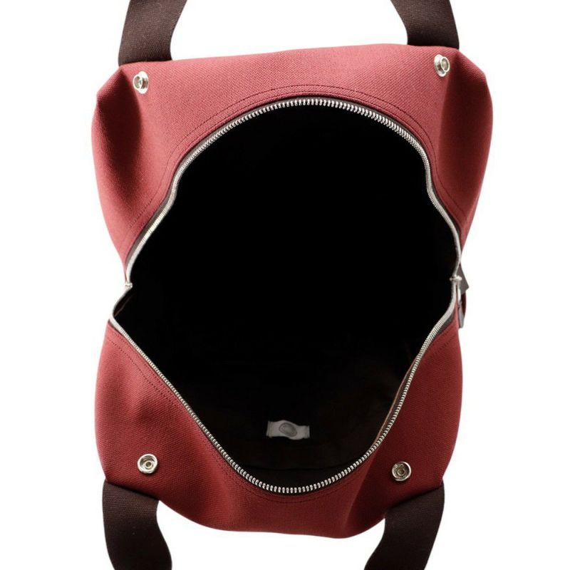 エルメス リュック サックドパンサージュ グルーム ルージュアッシュ/ショコラ/シルバー金具 トワルシェブロン/キャンバス バックパック