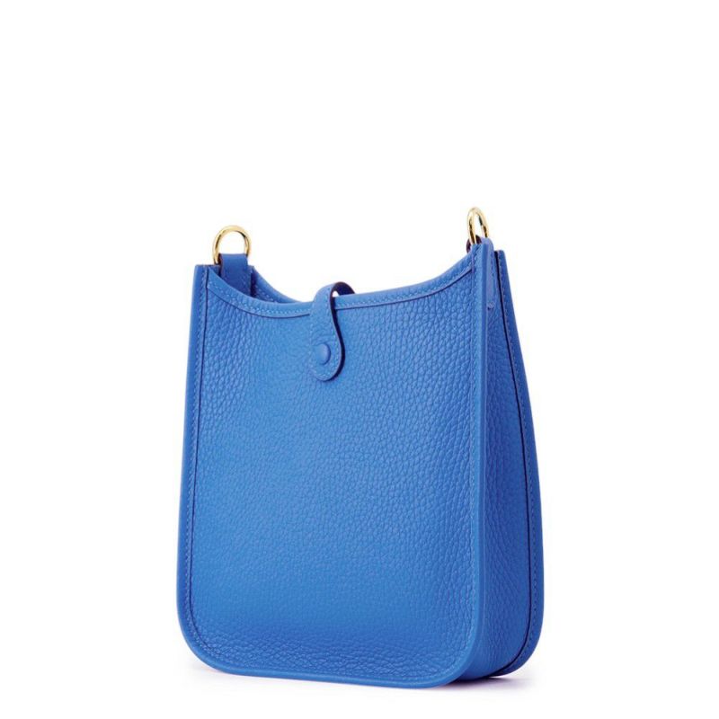 エルメス エブリンTPM 111cm アマゾン ブルーイドラ/ゴールド金具 トリヨンクレマンス K刻印