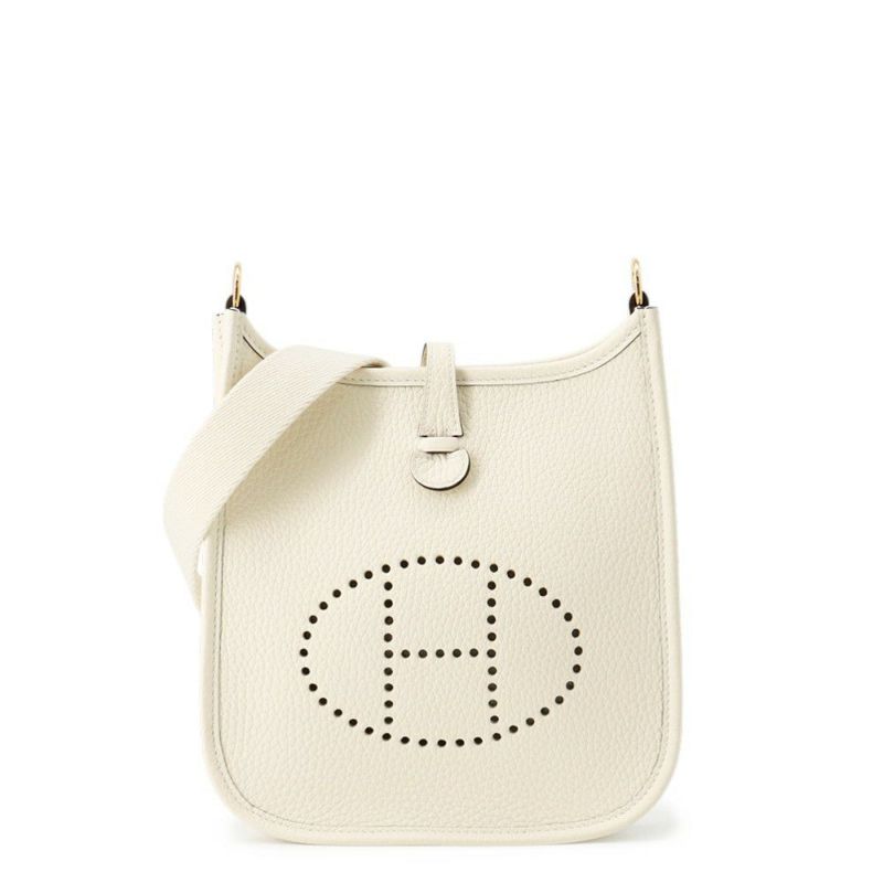 エルメス エブリンTPM 111cm アマゾン クリーム/ゴールド金具 トリヨンクレマンス K刻印 クレーム