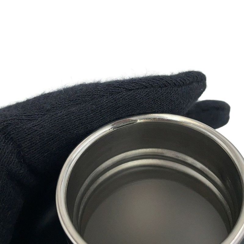 ミュウミュウ ウォーターボトル ロゴ ステンレス 350ml 5UH009 Miu Miu 水筒 マイボトル 黒