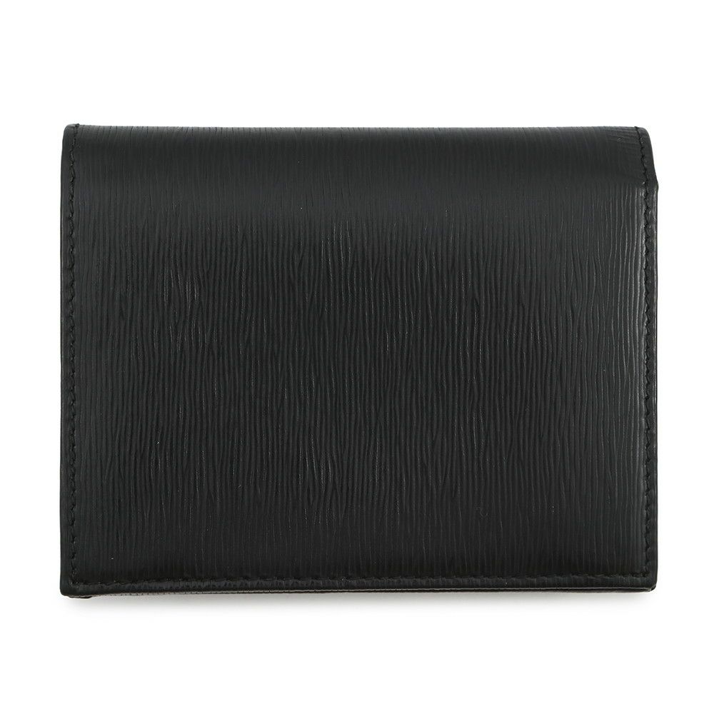 プラダ 二つ折り財布 ロゴ コンパクトウォレット 1MV204 PRADA 黒
