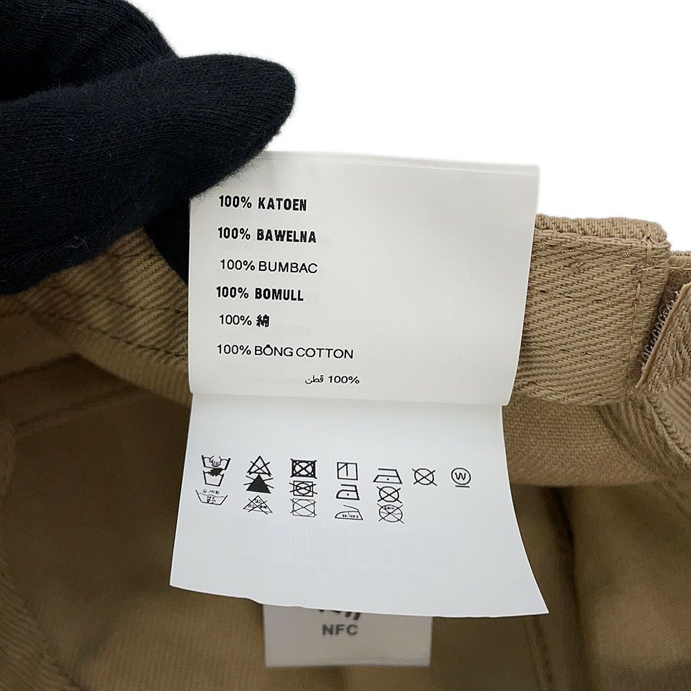 ミュウミュウ キャップ ロゴ ドリル ベースボールキャップ コットン サイズM 5HC179 Miu Miu 帽子