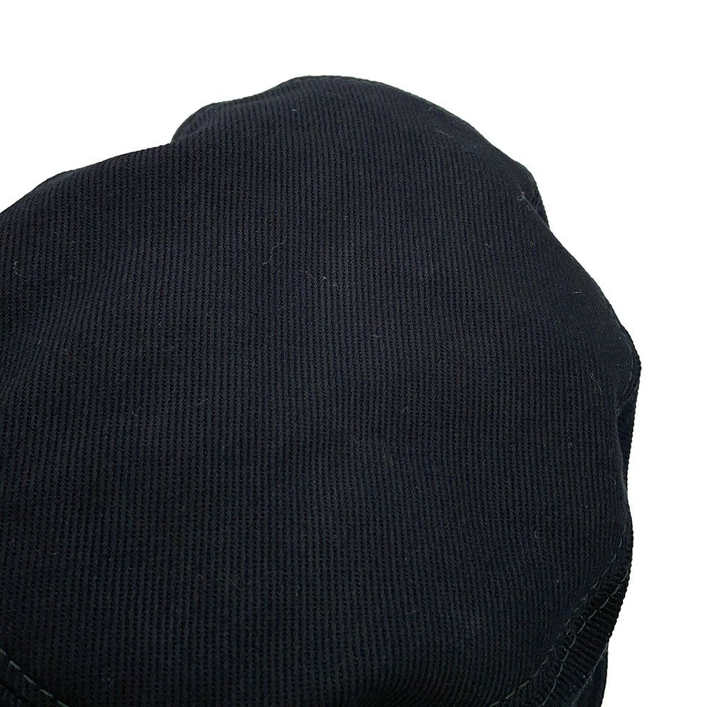 ミュウミュウ ハット ロゴ バケットハット コットン サイズS 5HC196 Miu Miu 帽子 黒