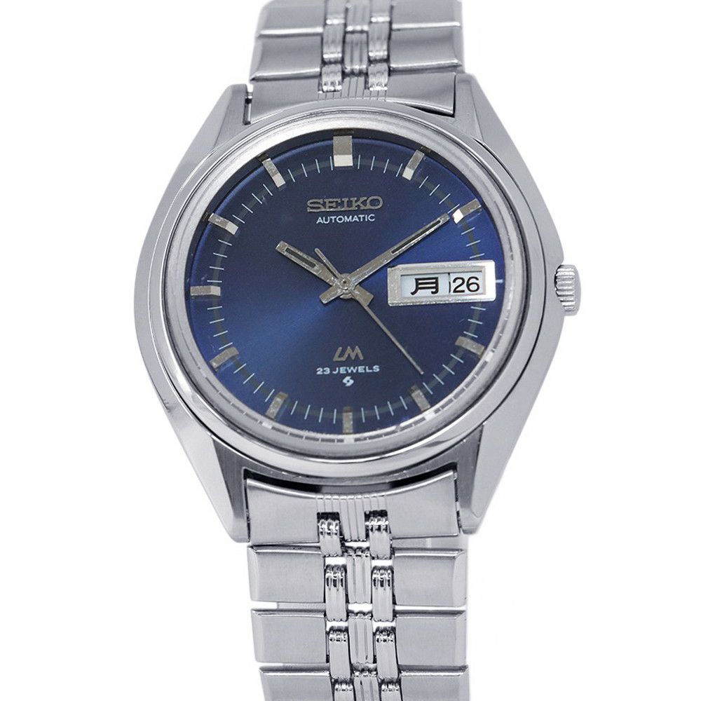 セイコー ロードマチック 5606-7190 SEIKO 腕時計 ブルー文字盤