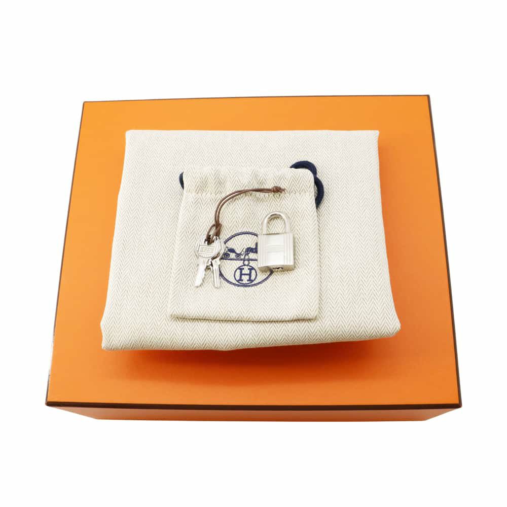 エルメス ハンドバッグ ピコタンロックPM ゴーチーム ヴェール/シルバー金具 フェルト/スイフト W刻印