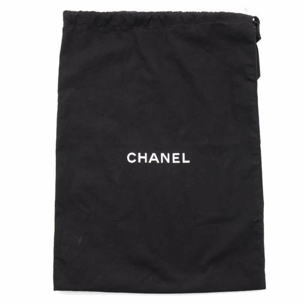 シャネル チェーンショルダーバッグ マトラッセ ココマーク ラムスキン CHANEL ポシェット バニティ 黒