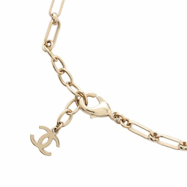 シャネル ブレスレット ココマーク ロゴ ラインストーン チェーン L22 P AB7492 CHANEL アクセサリー