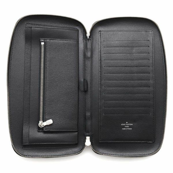 ルイヴィトン トラベルケース タイガ オーガナイザー・アトール M30652 財布 ブラック 黒
