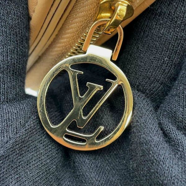 【美品】ルイヴィトン ポルトフォイユ 二つ折り財布 モノグラム 本革 茶色 ルイヴィトン 二つ折り財布 ポルトフォイユ・ルー モノグラム