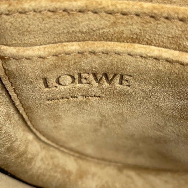 ロエベ ショルダーバッグ ゲートバッグ ミニ キャンバス レザー LOEWE バッグ