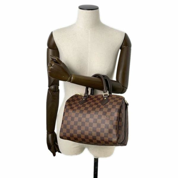 ルイヴィトン ハンドバッグ ダミエ・エベヌ スピーディ・バンドリエール25 N41368 LOUIS VUITTON 2wayバッグ ミニボストン