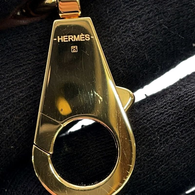 エルメス ショルダーストラップ クルー メドール エトゥープ/ゴールド金具 スイフト W刻印 HERMES ストラップ