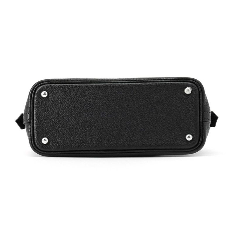 エルメス ボリード1923 ミニ ブラック/シルバー金具 シェブルミゾル K刻印 HERMES ２wayショルダー 黒