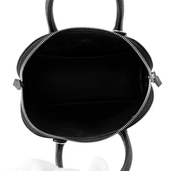 エルメス ボリード1923 ミニ ブラック/シルバー金具 シェブルミゾル K刻印 HERMES ２wayショルダー 黒