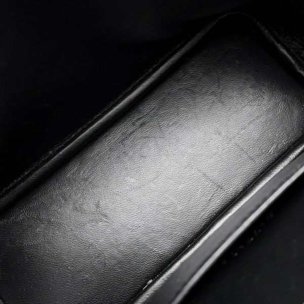 エルメス ボリード1923 ミニ ブラック/シルバー金具 シェブルミゾル K刻印 HERMES ２wayショルダー 黒