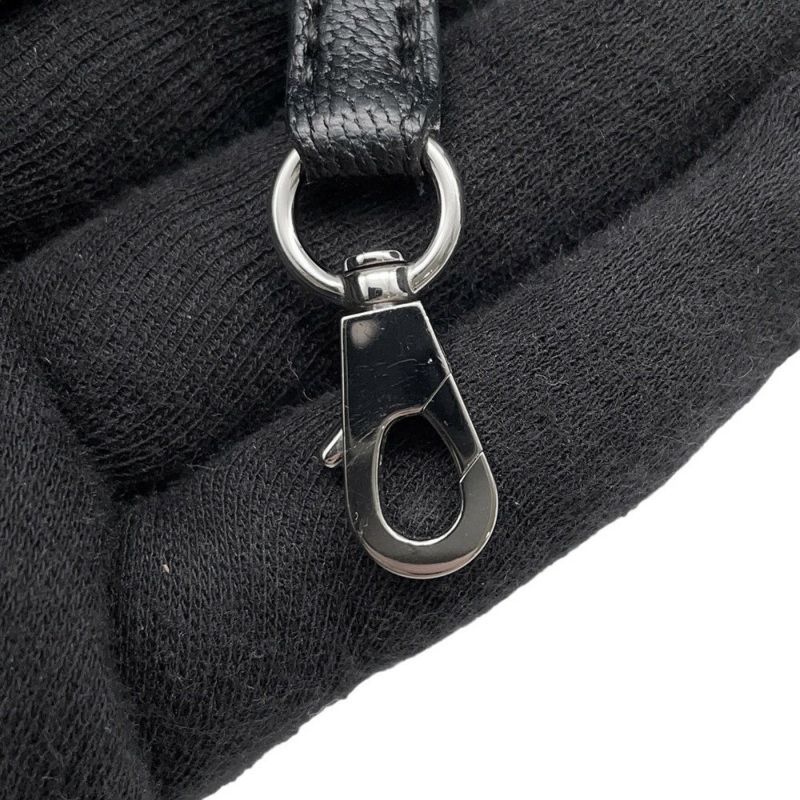 エルメス ボリード1923 ミニ ブラック/シルバー金具 シェブルミゾル K刻印 HERMES ２wayショルダー 黒