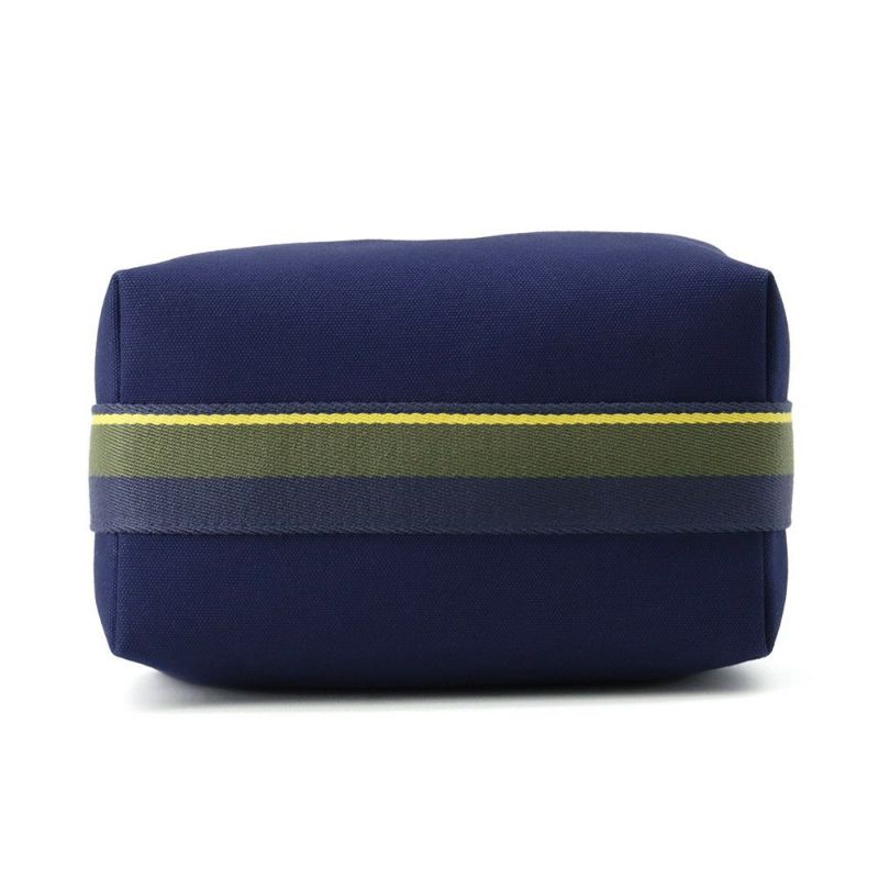 エルメス ポーチ ブリッド・ア・ブラックPM Hパヴィヨン マリン/シルバー金具 キャンバス HERMES バッグ 小物入れ