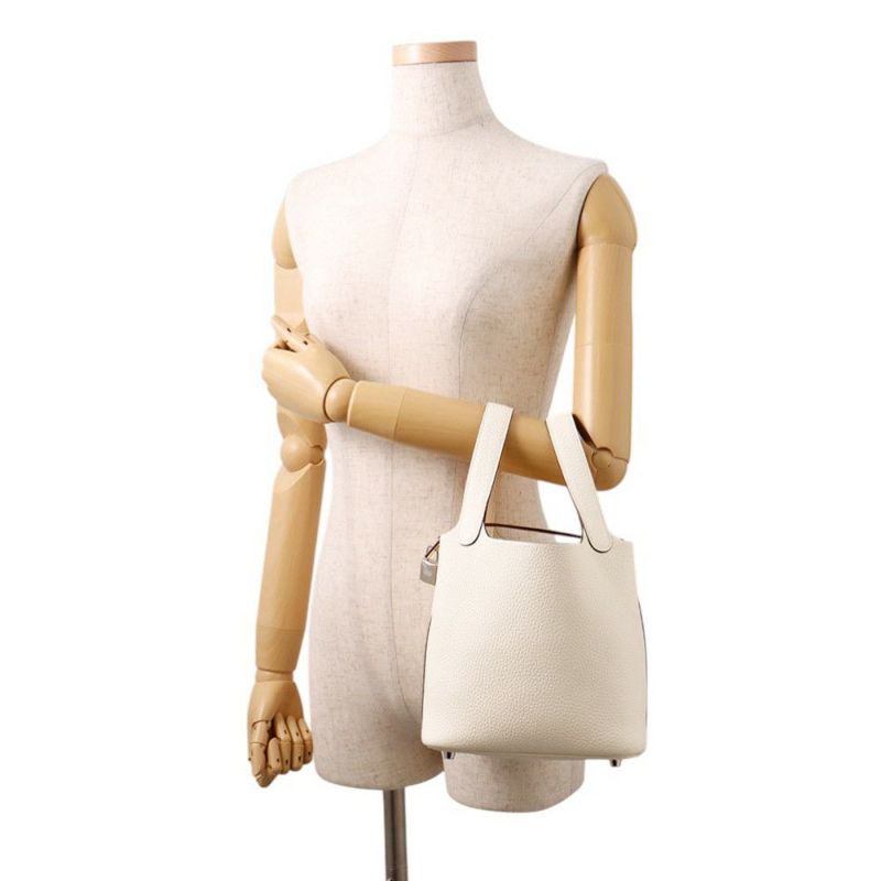 エルメス ハンドバッグ ピコタンロックPM ナタ/シルバー金具 トリヨンクレマンス Y刻印