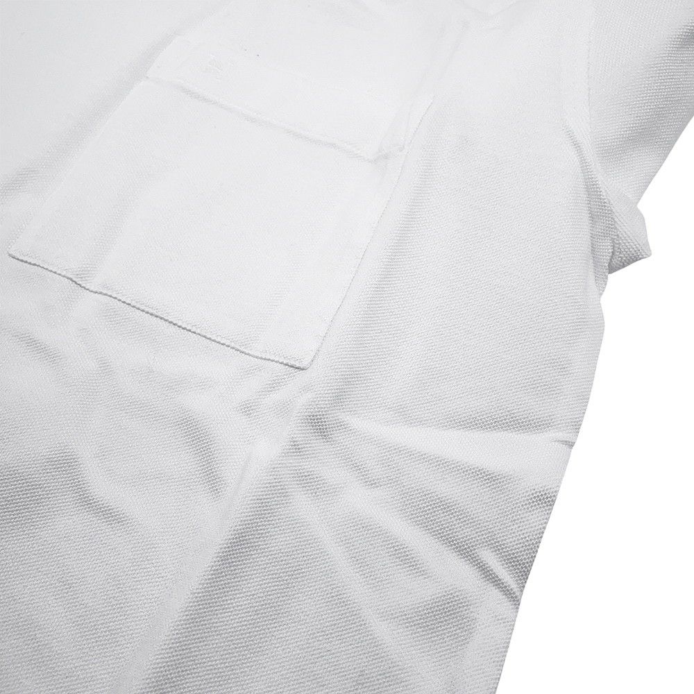 エルメス 半袖Tシャツ H刺繍 コットンピケ メンズサイズS HERMES トップス 白
