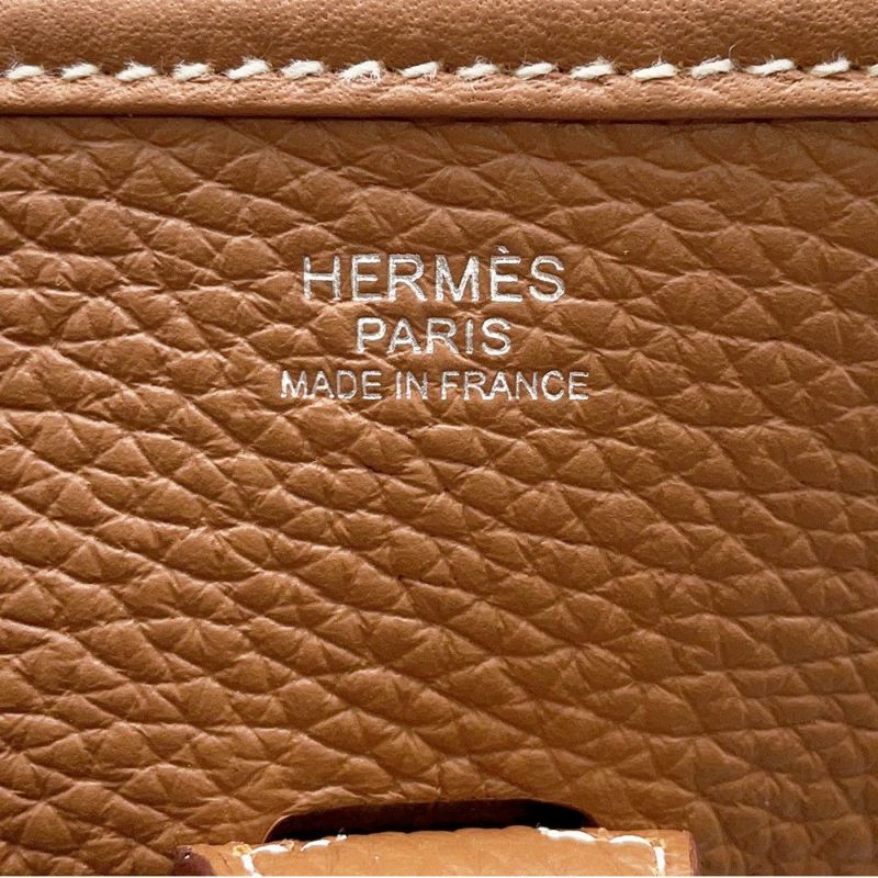 エルメス ショルダーバッグ エブリン3 PM ゴールド/シルバー金具 トリヨンクレマンス B刻印