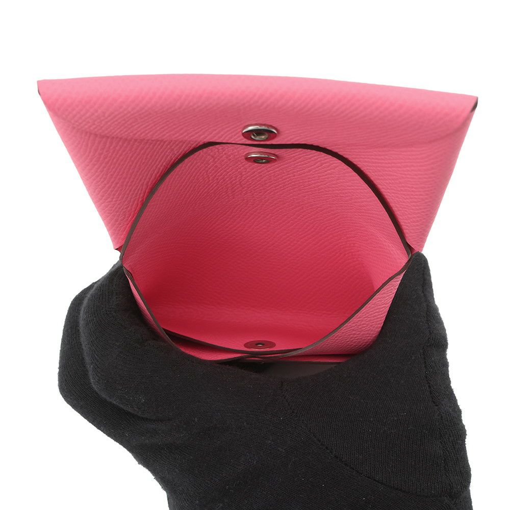 エルメス コインケース カルヴィデュオ ローズアザレ/シルバー金具 エプソン B刻印