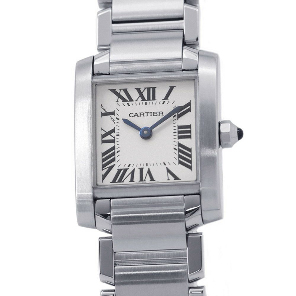 カルティエ タンク フランセーズ SM W51008Q3 Cartier 腕時計 シルバー