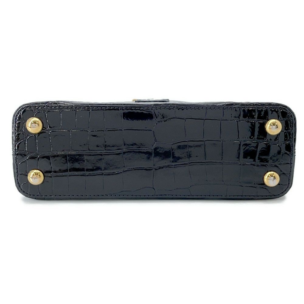 ルイヴィトン ハンドバッグ クロコダイル カプシーヌ BB N92232 2wayショルダー 黒 ブラック