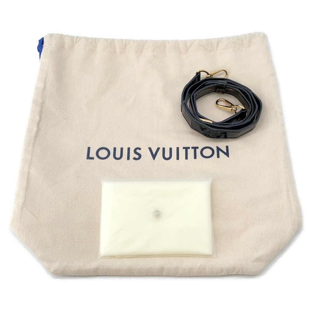 ルイヴィトン ハンドバッグ クロコダイル カプシーヌ BB N92232 2wayショルダー 黒 ブラック