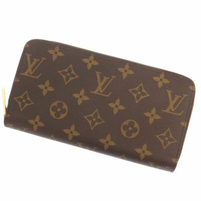 ブラウン系金具色ゴールドサイズLOUIS VUITTON ルイヴィトン モノグラム M42616 長財布ラウンドファスナー ブラウン系 レディース